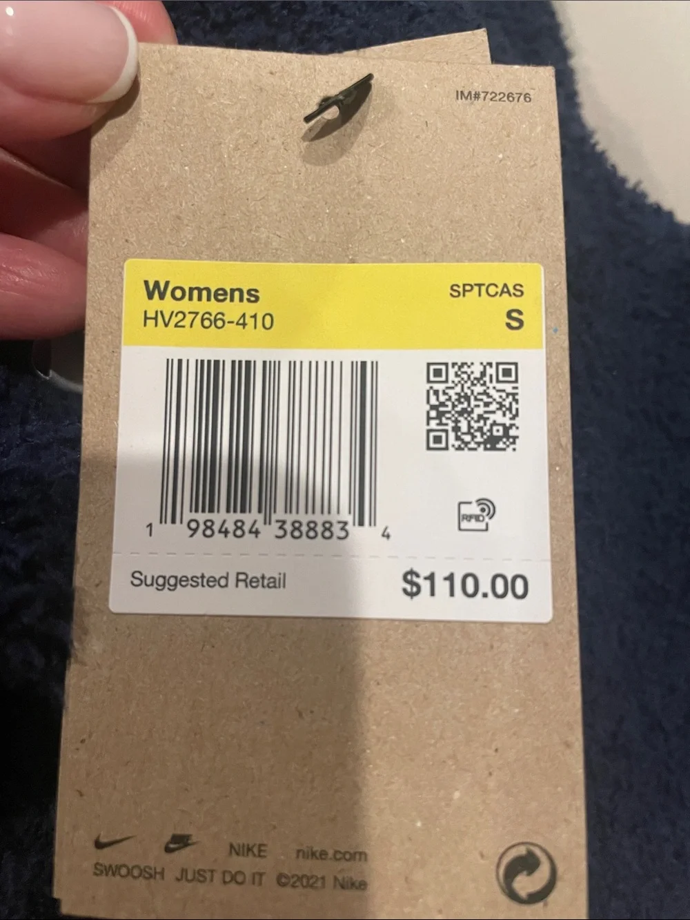 Nike Navy Fleece Joggers